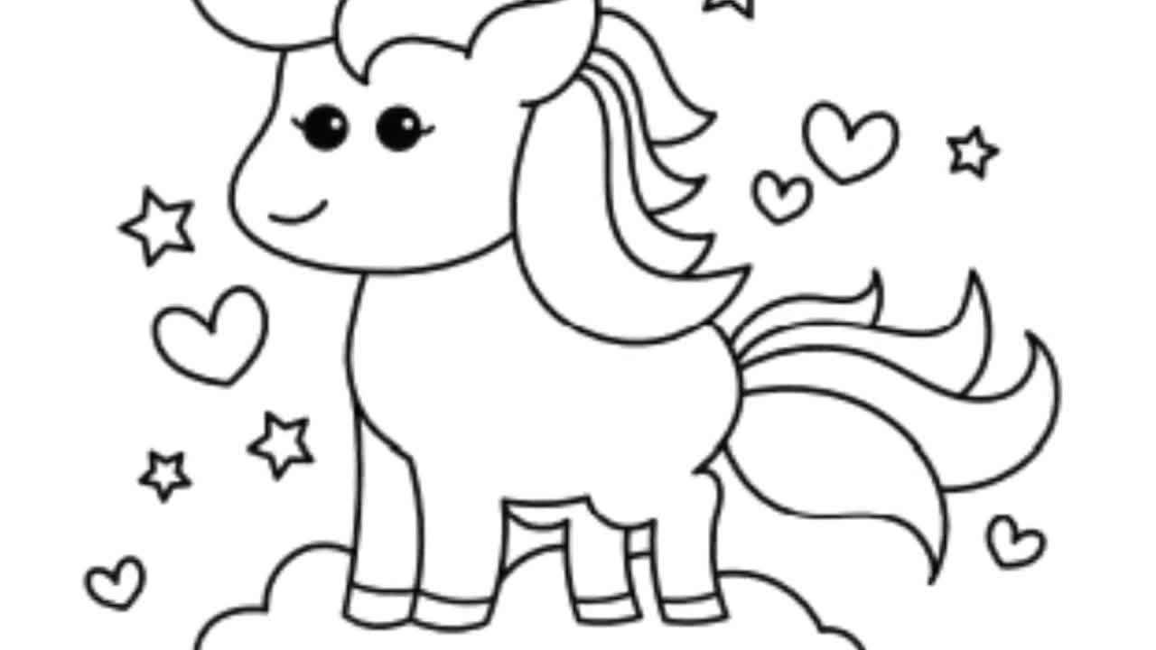 Printable unicorn coloring pages bundle cute unicorn printable unicorn coloring sheets unicorn coloring book instant download