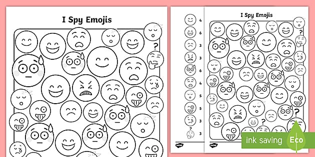 Ð smile day i spy emojis teacher made