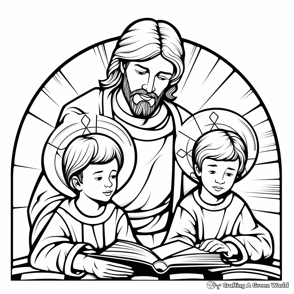 Holy spirit coloring pages