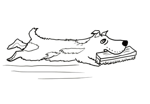 Harry the dog coloring page free printable coloring pages