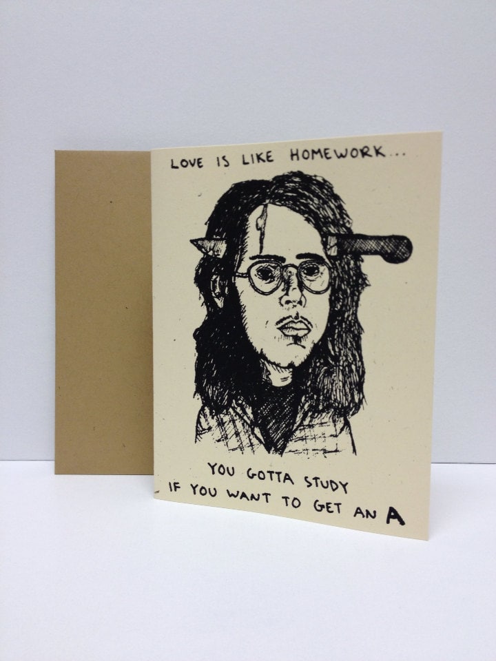 Harris trinsky freaks and geeks screen printed card