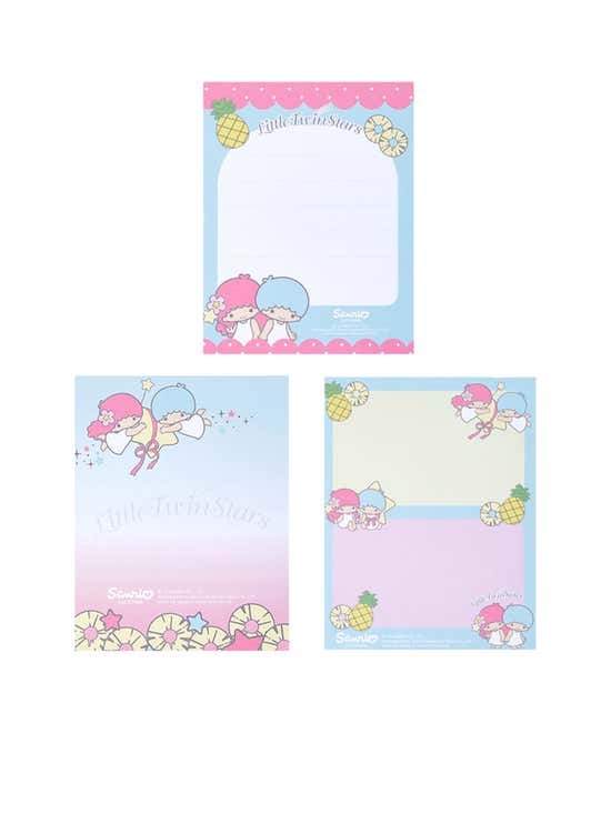 Off on sanrio mini notepad set pcs little twin stars popsicle multi lor