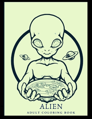 Alien adult coloring book et