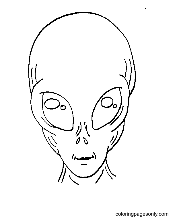 Alien coloring pages printable for free download