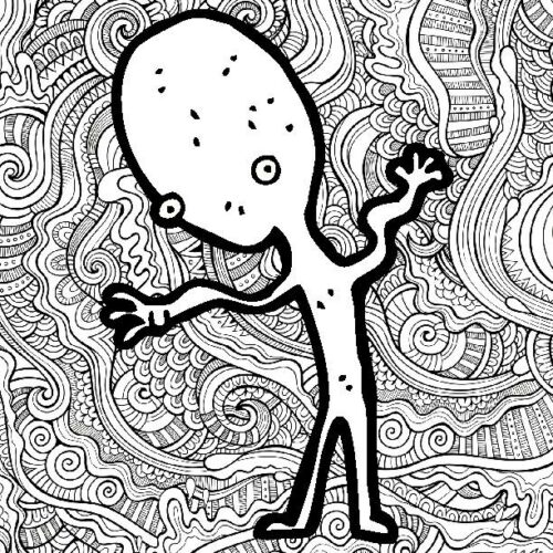 Awkward aliens coloring book pages of alien coloring pages