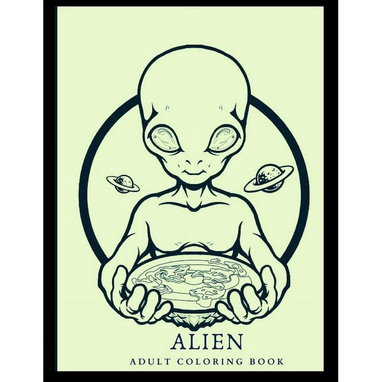 Alien adult coloring book et