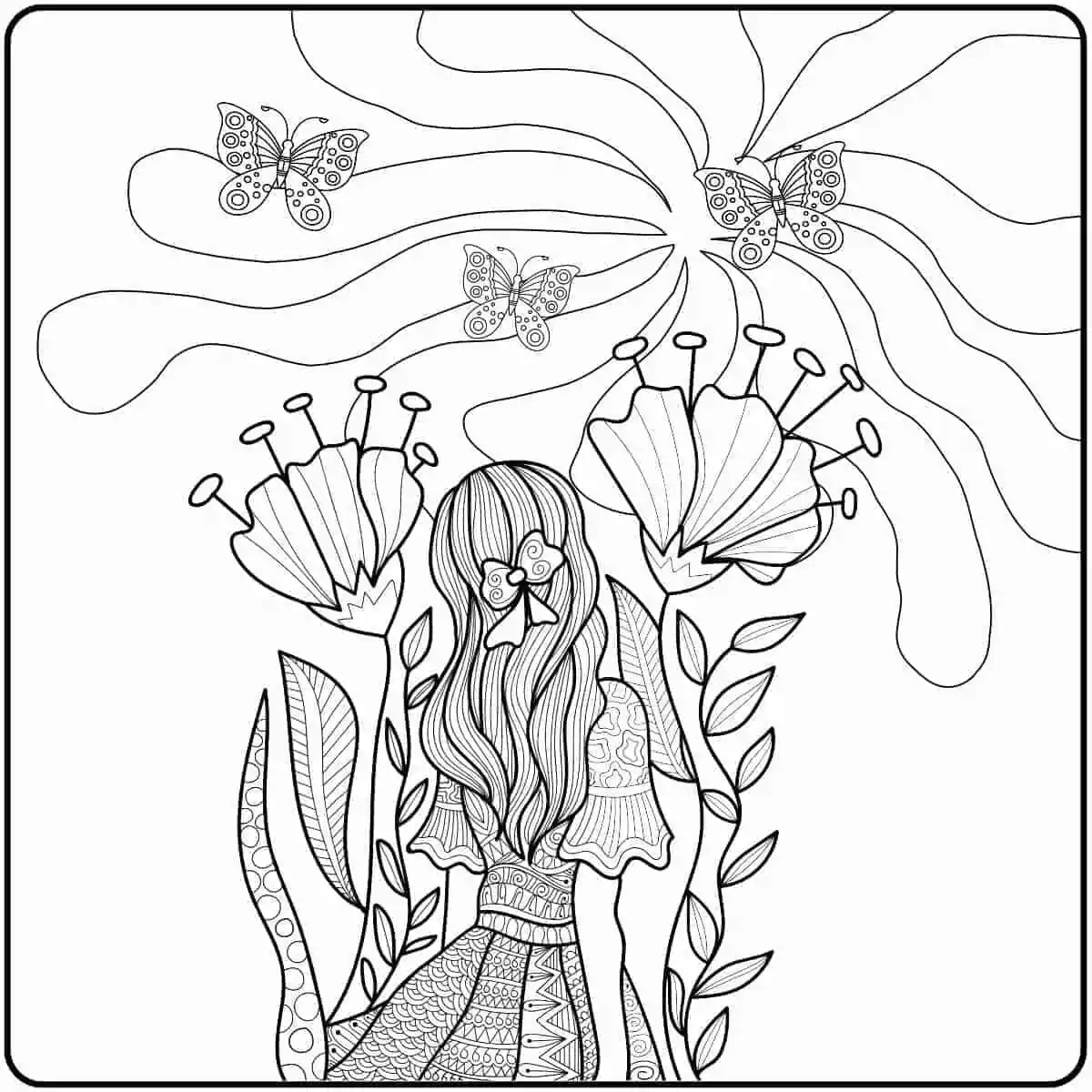 Free trippy coloring pages for adults