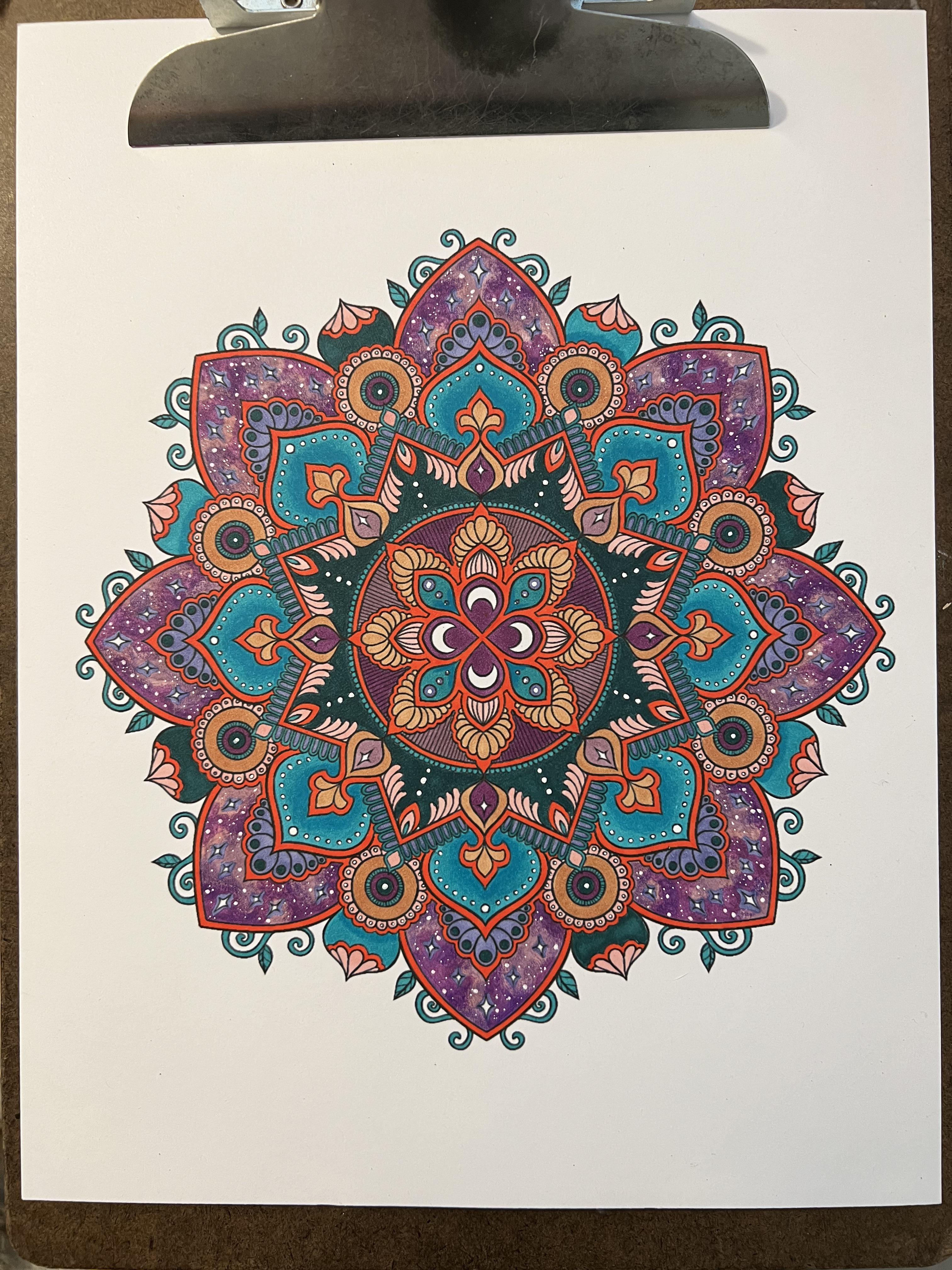 From the trippy mandala digital coloring book these are soooo satisfying to color rcoloring