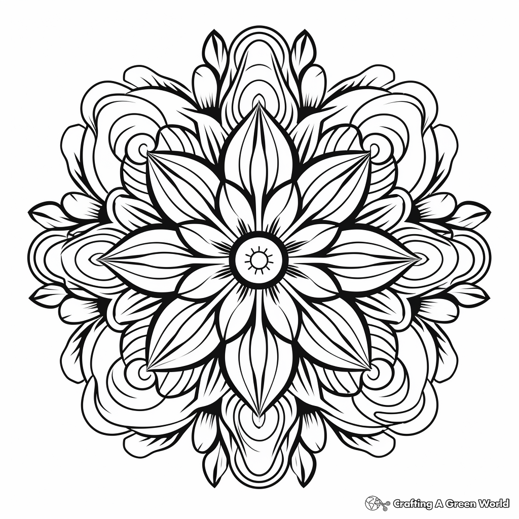 Trippy coloring pages