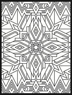 Psychedelic adult coloring pages