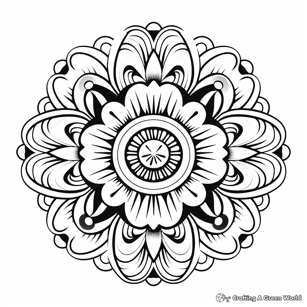 Trippy coloring pages