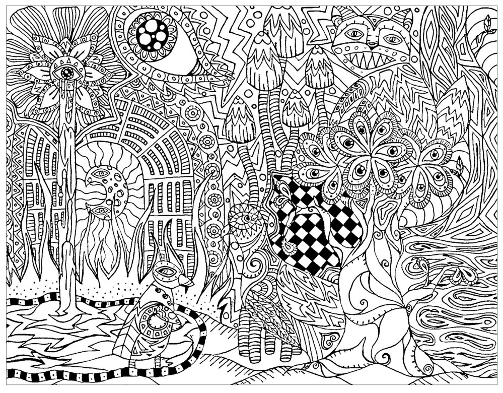 Free printable coloring pages for escaping reality â style thirst