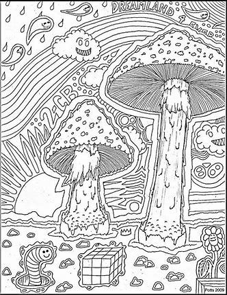 Image result for trippy mushroom coloring pages abstract coloring pages detailed coloring pages free halloween coloring pages