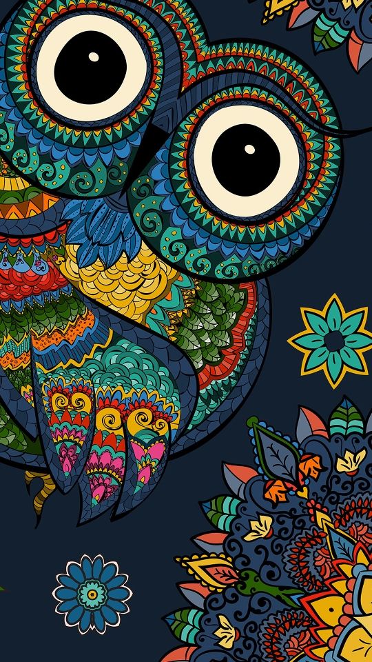 Picture mandala art lesson cute owls wallpaper owl wallpaper iphone