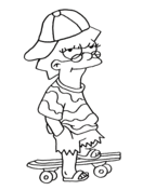 The simpsons coloring pages free coloring pages