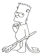 The simpsons coloring pages free coloring pages