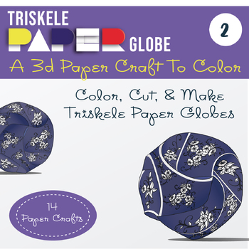 Triskele paper globe d paper crafts diy d triskele paper globe