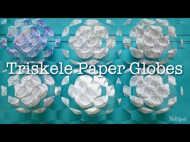 Hattifant original triskele paper globe