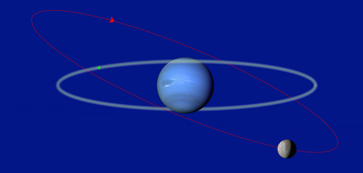 How neptunes triton destroyed nearly all of its moons