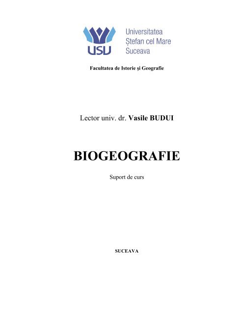 Biogeografie