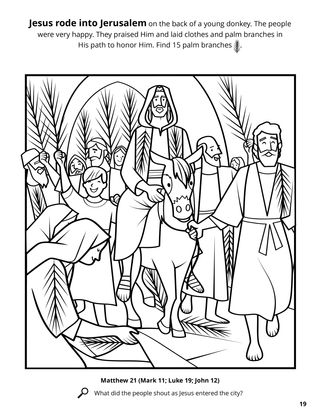 New testament coloring book