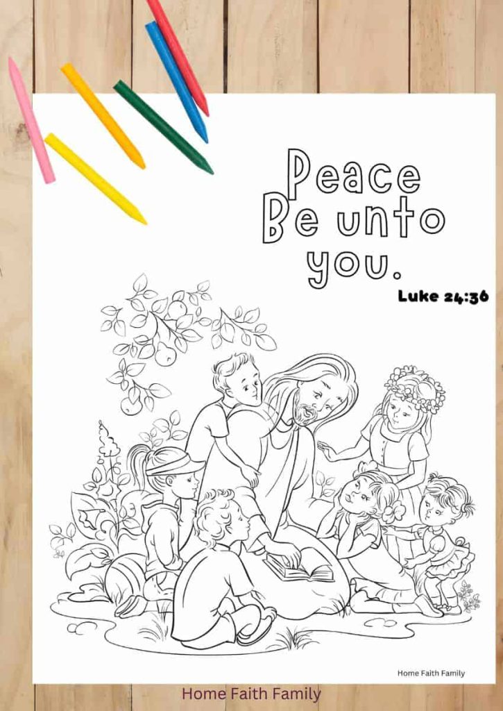 Free lds easter coloring pages