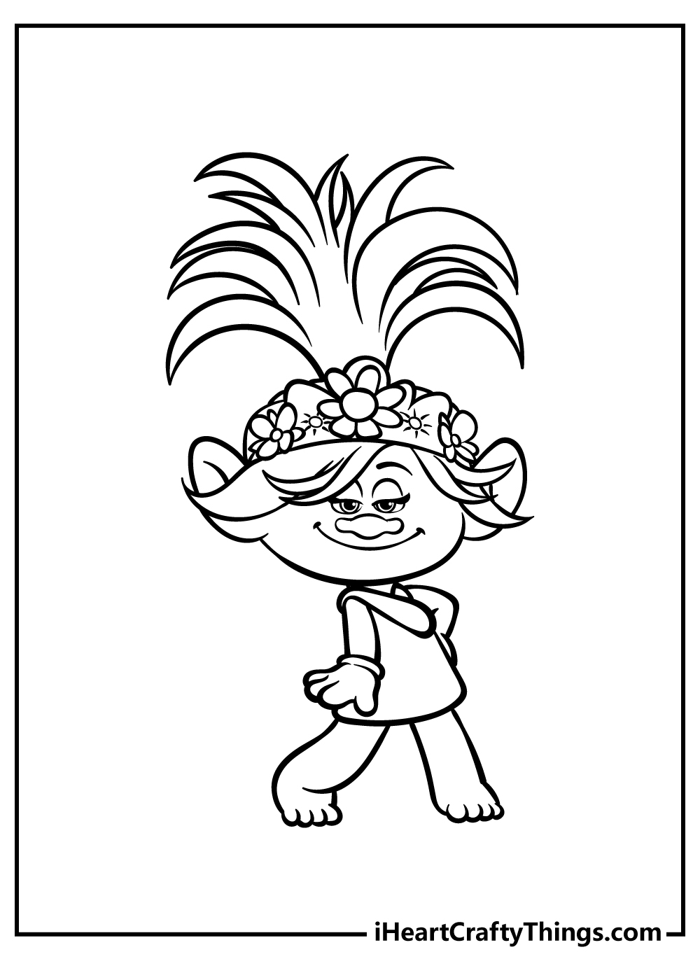 Troll coloring pages free printables