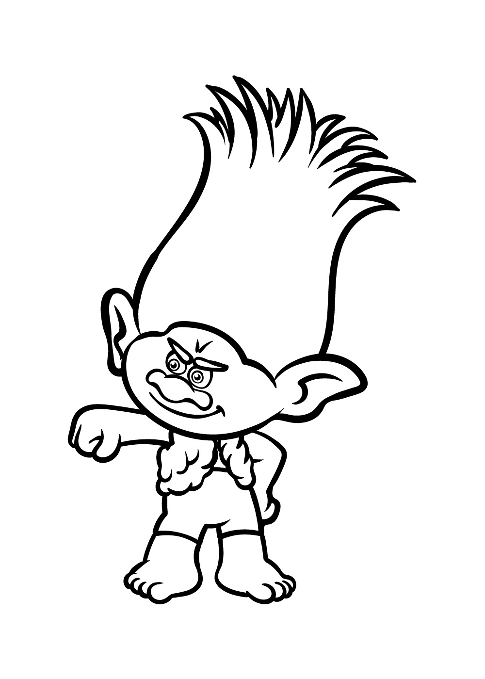 Trolls coloring pages by coloringpageswk on