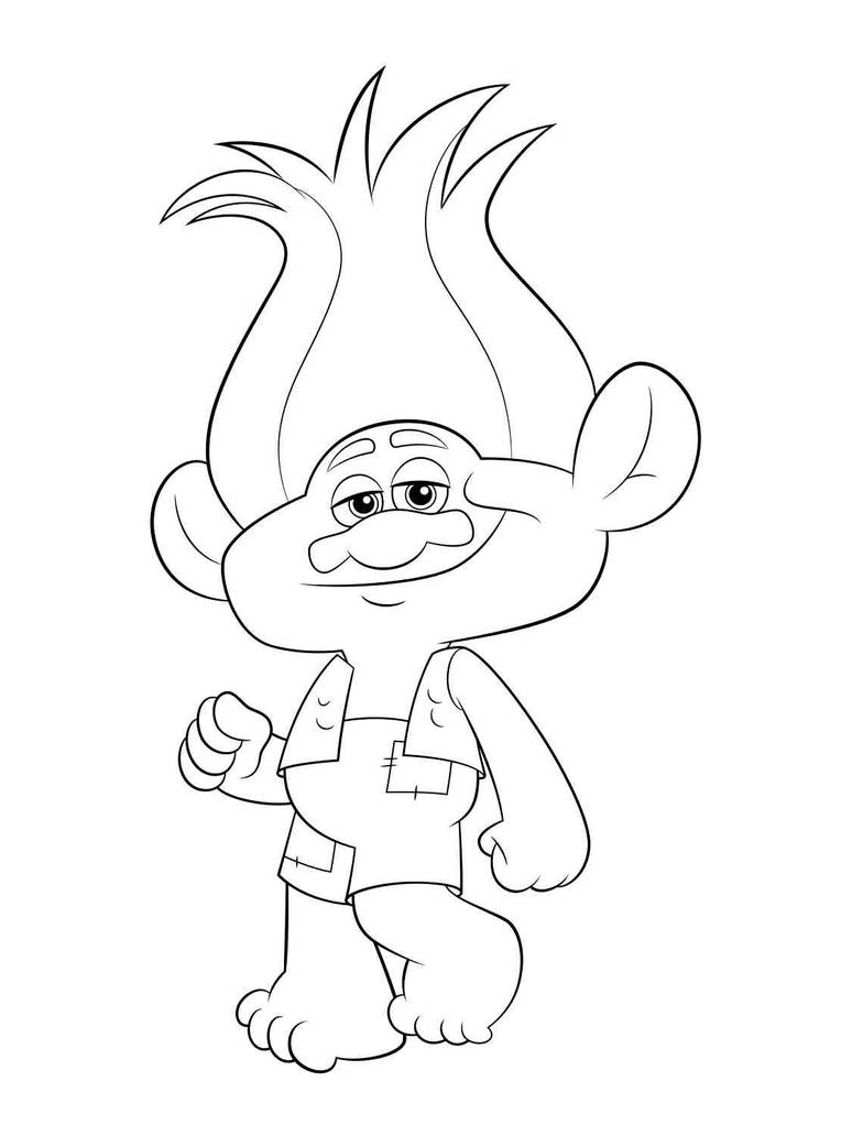 Trolls coloring pages by coloringpageswk on