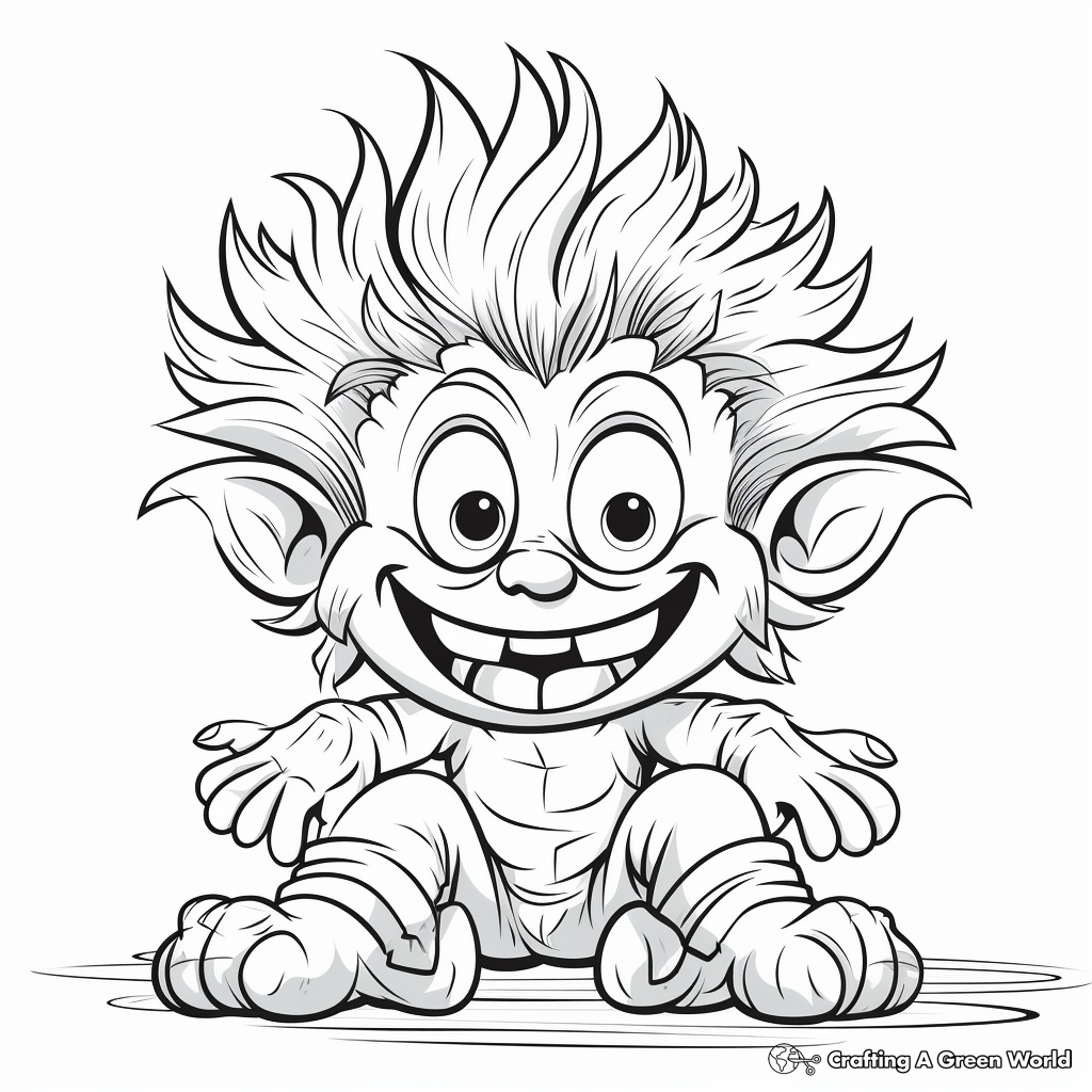 Trolls coloring pages