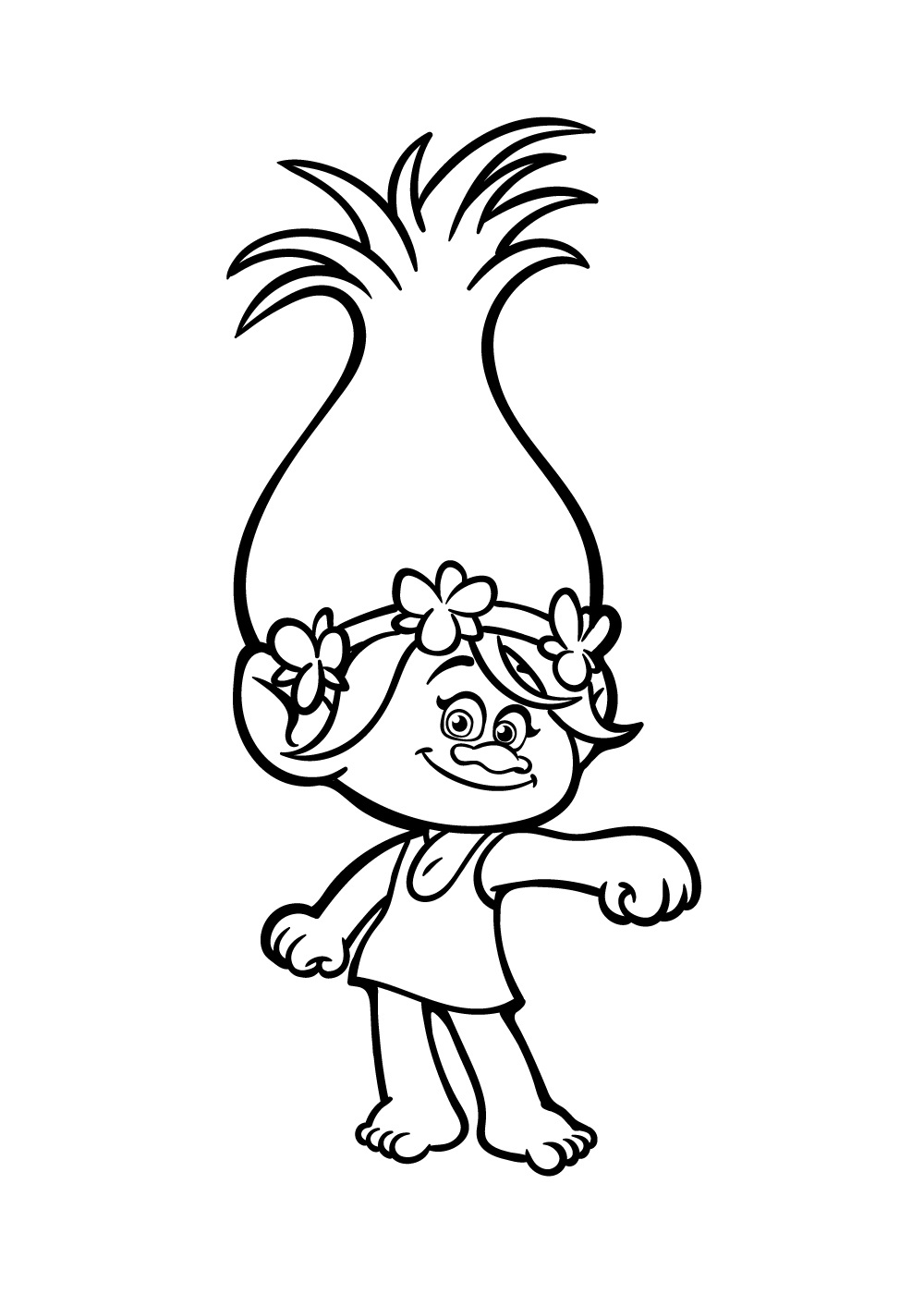 Trolls coloring pages by coloringpageswk on