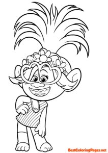 Trolls coloring pages