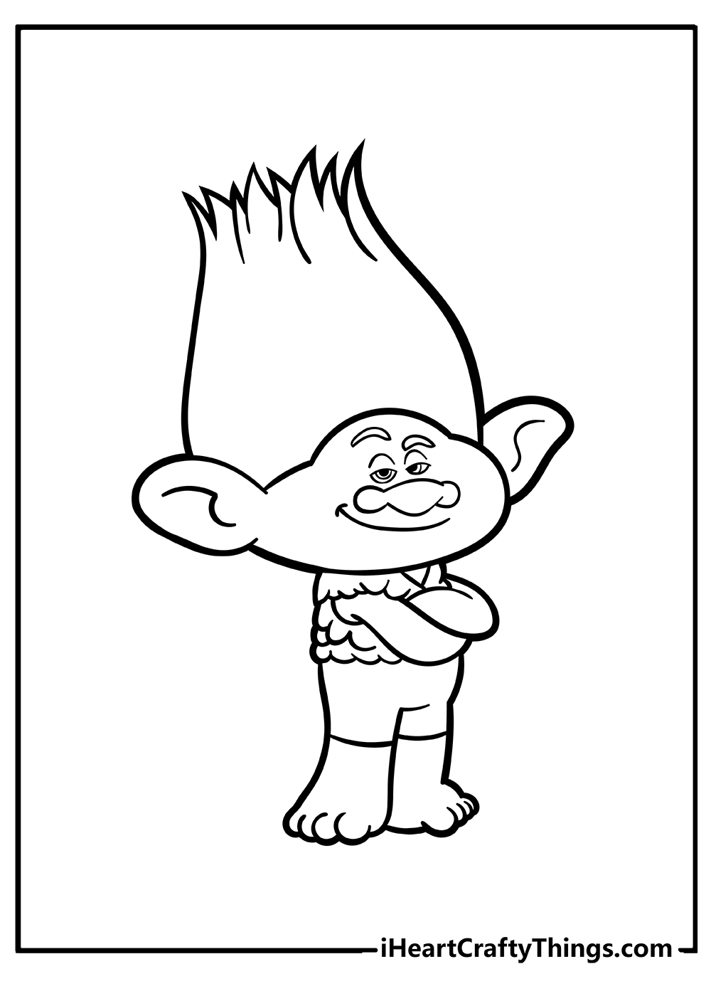 Troll coloring pages free printables