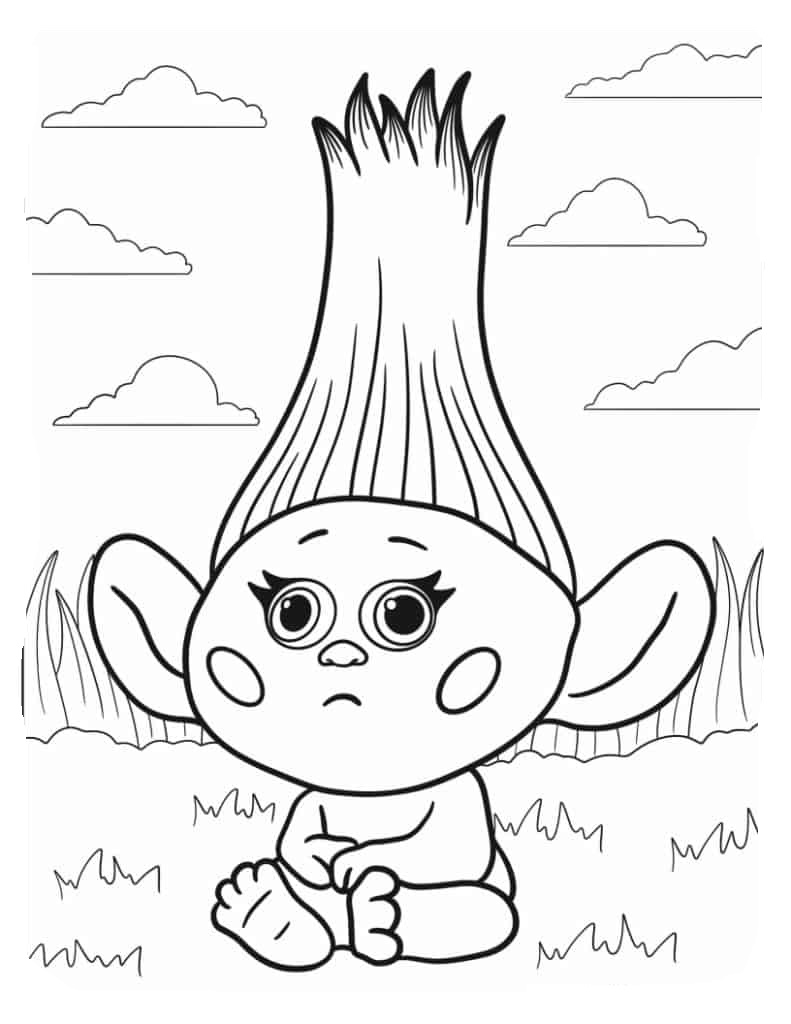 Trolls coloring pages by coloringpageswk on