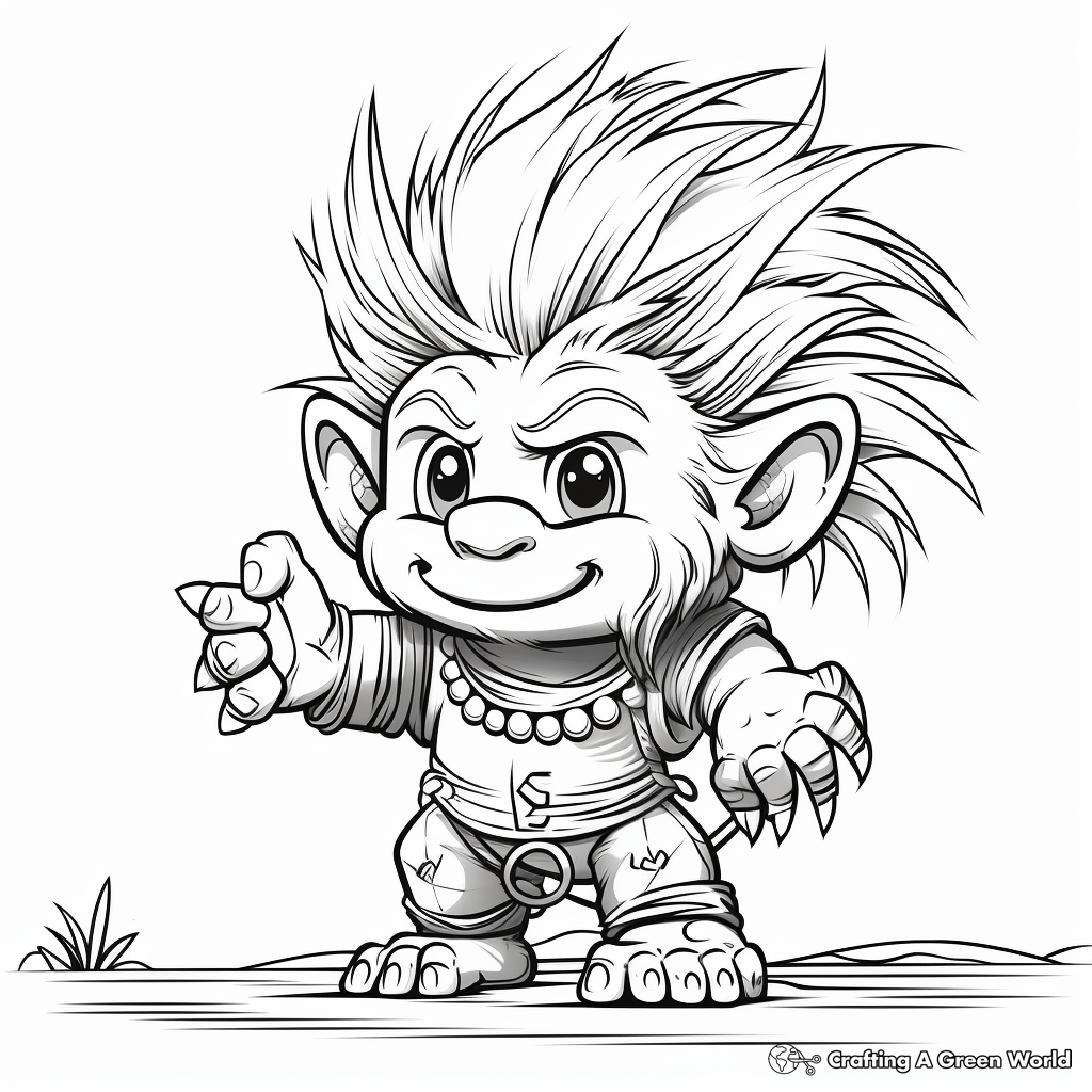 Trolls coloring pages