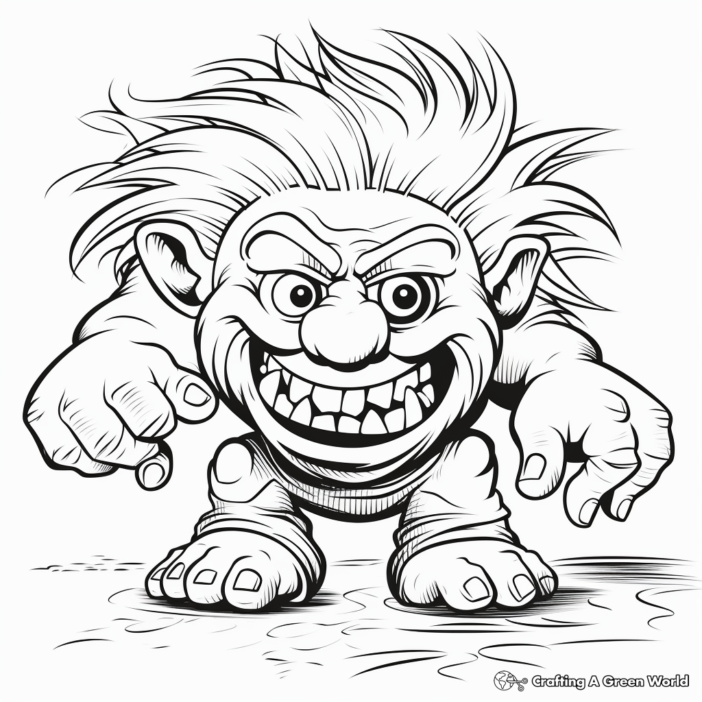 Trolls coloring pages