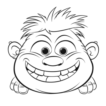 Troll face outline png transparent images free download vector files