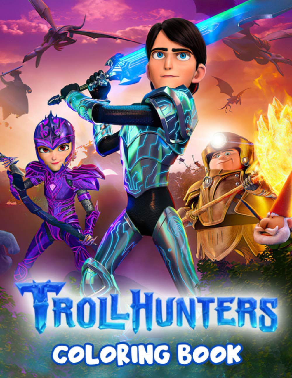 Buy trollhunters colorg book build early learng confident and foundational skills through a bunch of funny and flawless illustrations of bular blky aaarrrgghh and more onle at dia