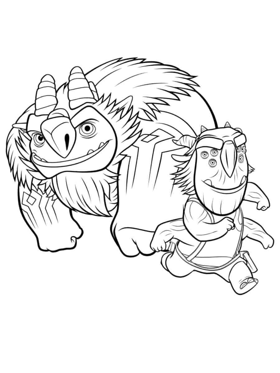 Trollhunters coloring pages