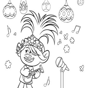 Trolls world tour coloring pages printable for free download