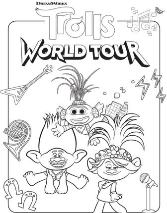 Free trolls world tour printables