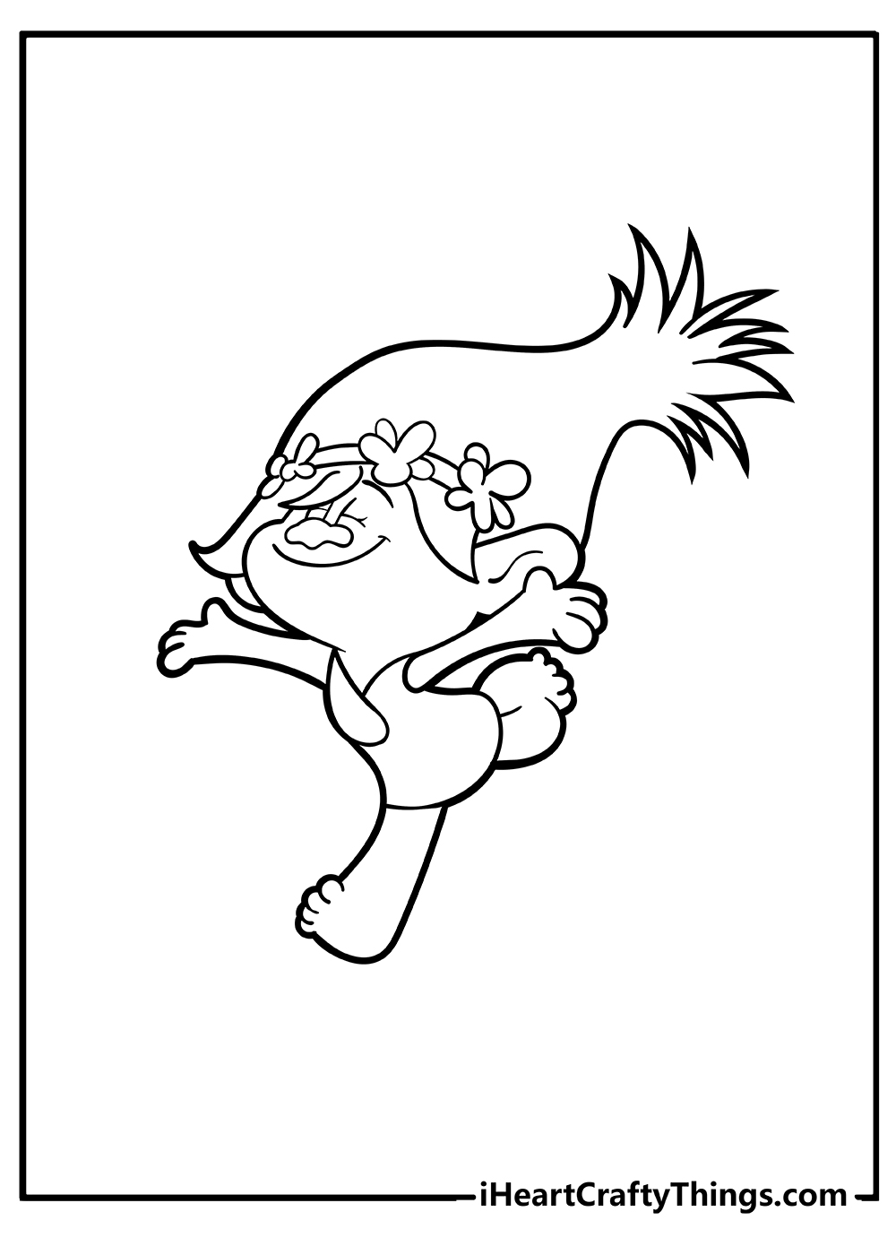 Troll coloring pages free printables