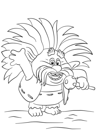 Dreamworks trolls coloring pages free coloring pages