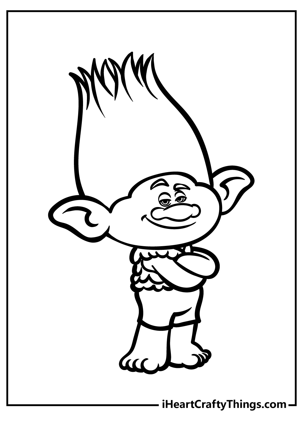 Troll coloring pages free printables