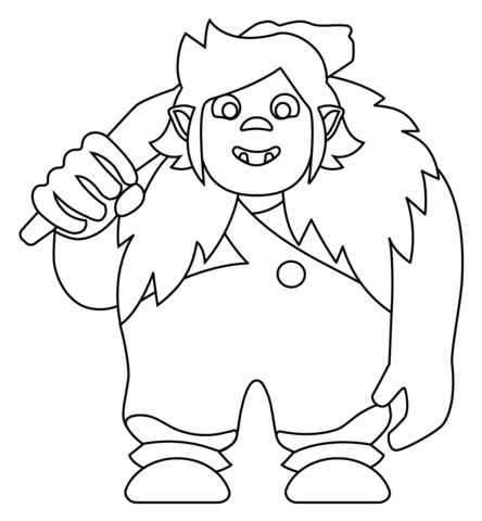 Troll coloring pages free coloring pages