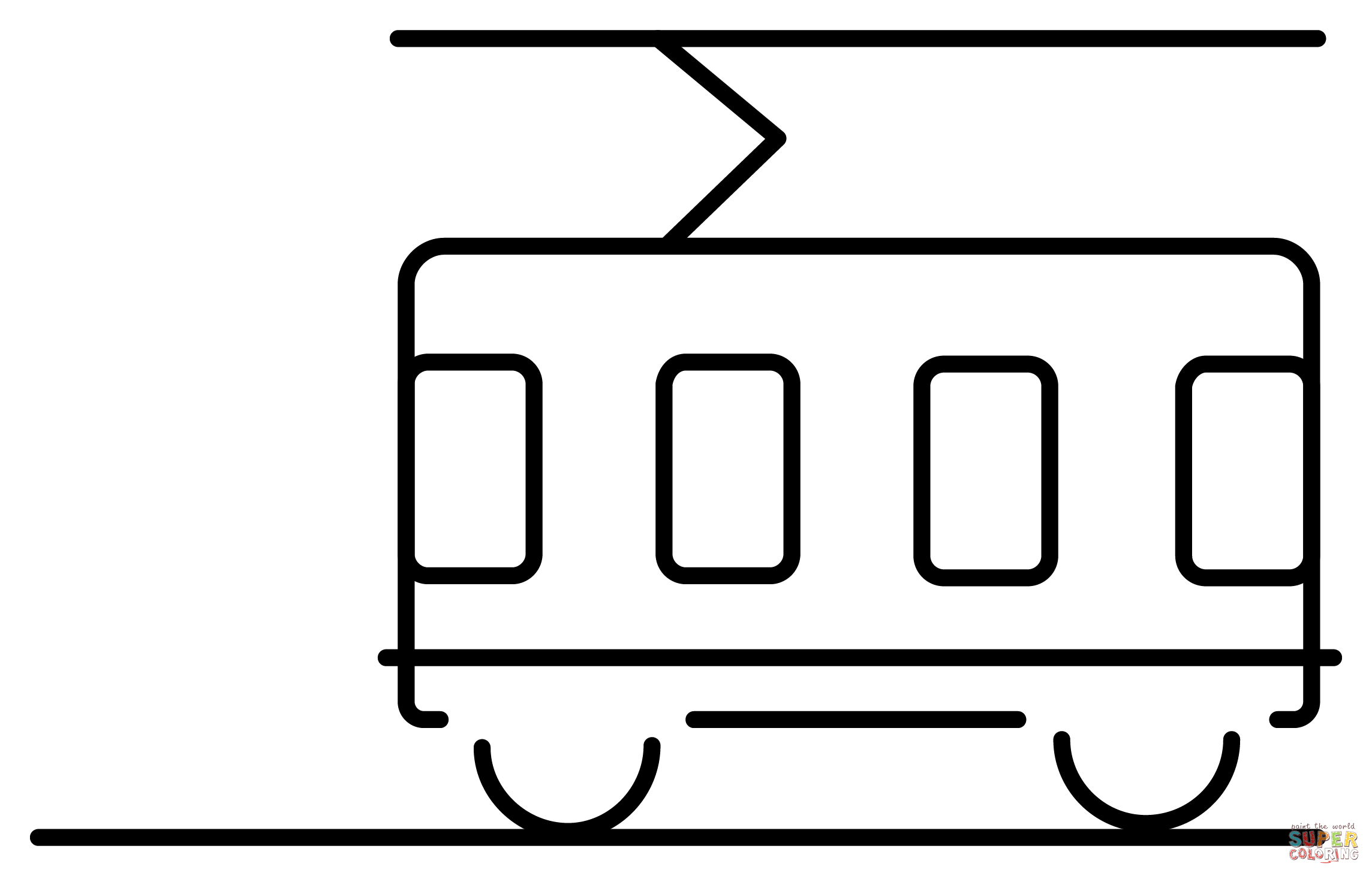 Tram car emoji coloring page free printable coloring pages