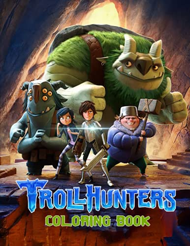 Buy trollhunters coloring book great coloring book for kids and fans paperback â august online at prus