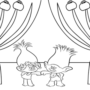 Trolls world tour coloring pages printable for free download