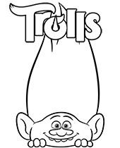 Trolls coloring pages to print