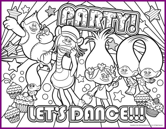 Wonderful photo of free trolls coloring pages